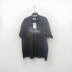 Killtec‎ Capsule 3 Black Rhinestone Tee Designer NWT Distressed Rare XL T-Shirt